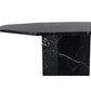 Venture Home Matbord Marbs Svart Glasmarmor SKU VEN-15589-588 EAN 7350118418253