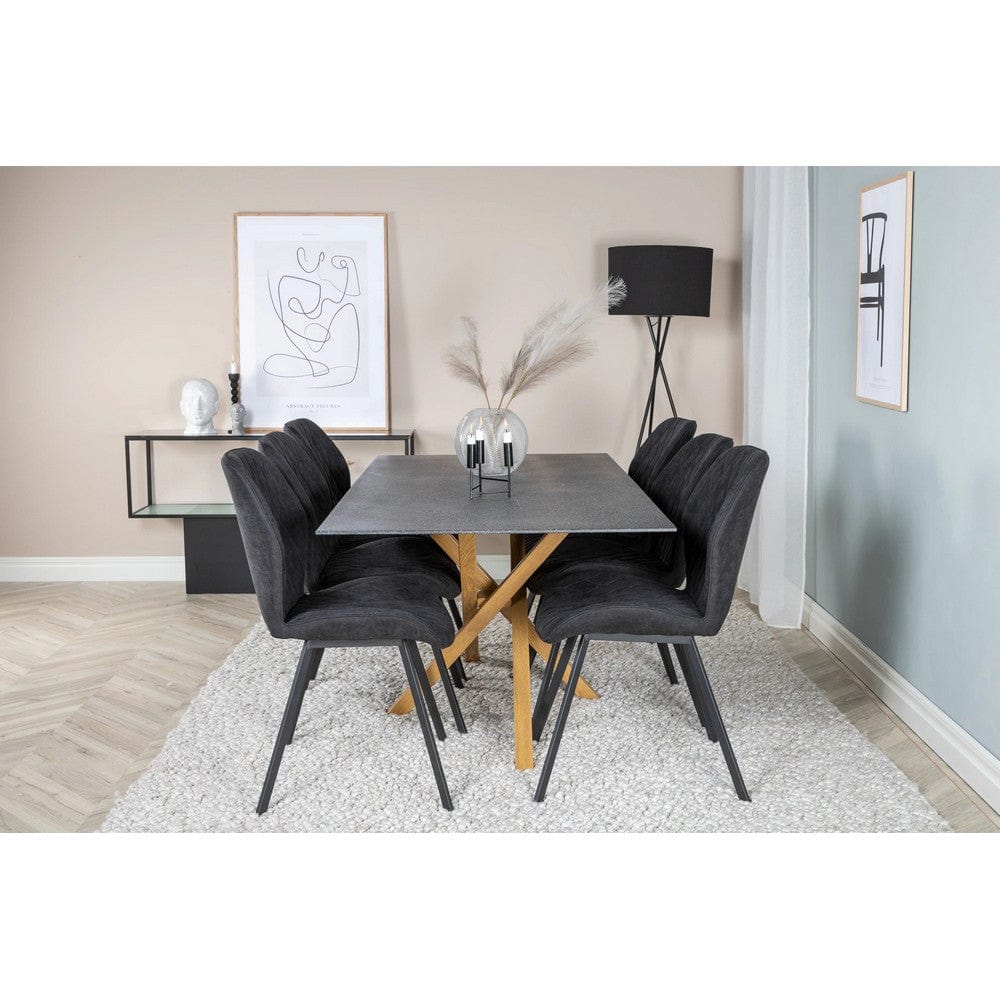 Venture Home Matbord Piazza Spraystone SKU EAN