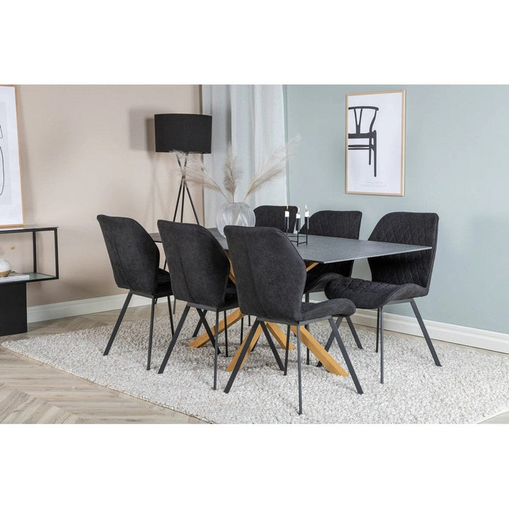 Venture Home Matbord Piazza Spraystone SKU EAN