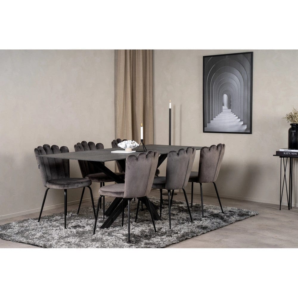 Venture Home Matbord Piazza Spraystone SKU EAN