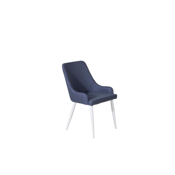 Venture Home Plaza Dining matstol, vit/blå, artikel 17700-077, 2-pack