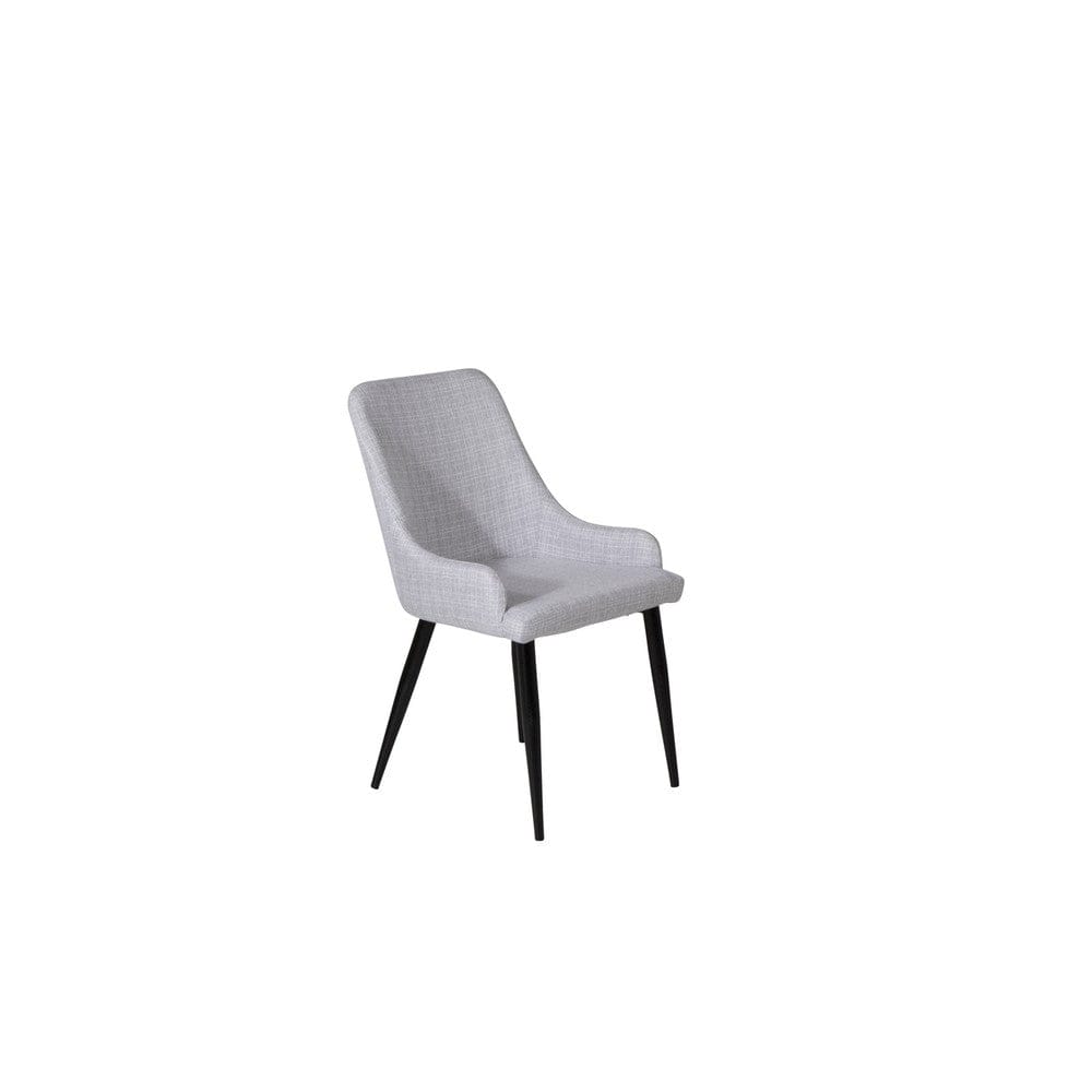 Venture Home Plaza Dining matstol, svart/ljusgrå, artikel 17700-885, 2-pack