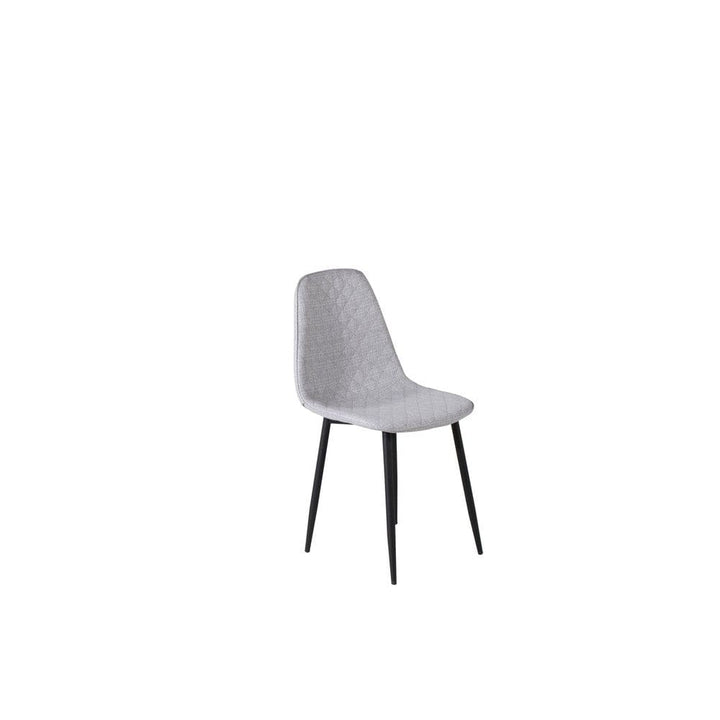 Polar Diamond matstol 2-pack ljusgrå polyester, artikel 19246-995 – Venture Home