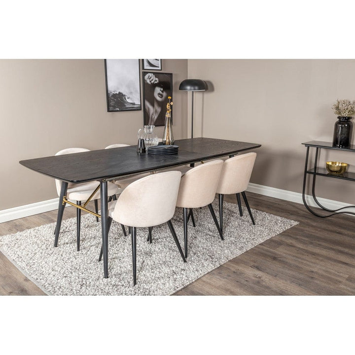 Venture Home Matstol Velvet 2-pack SKU EAN