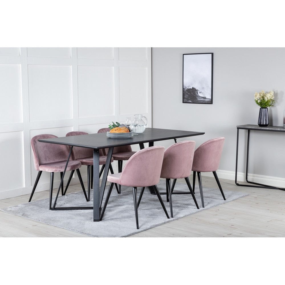 Venture Home Matstol Velvet 2-pack SKU EAN