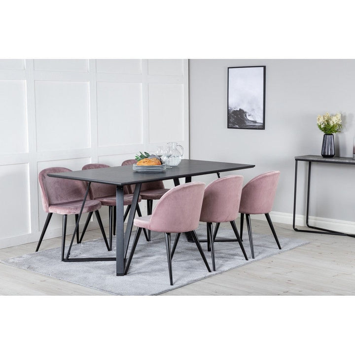 Venture Home Matstol Velvet 2-pack SKU EAN