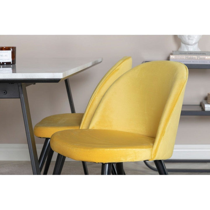 Venture Home Matstol Velvet 2-pack SKU EAN