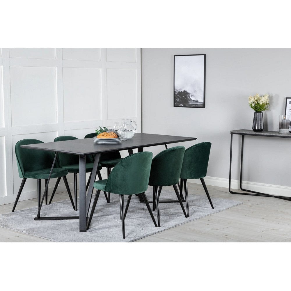 Venture Home Matstol Velvet 2-pack SKU EAN