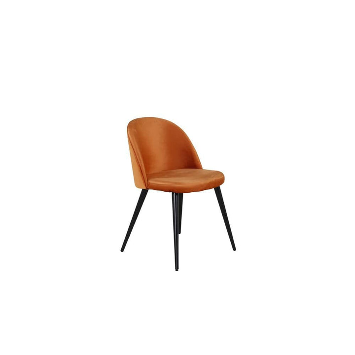 Venture Home Matstol Velvet 2-pack Orange SKU VEN-19924-866 EAN 7350107086135