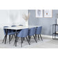 Venture Home Matstol Velvet Black 2-pack SKU EAN