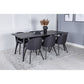 Venture Home Matstol Velvet Black 2-pack SKU EAN