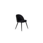 Venture Home Matstol Velvet Black 2-pack Svart SKU VEN-19924-808 EAN 7350107089419