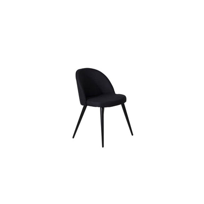 Venture Home Matstol Velvet Black 2-pack Svart SKU VEN-19924-808 EAN 7350107089419