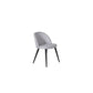 Venture Home Matstol Velvet Black 2-pack Ljusgrå SKU VEN-19924-855 EAN 7350107089440