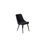 Venture Home Matstol Velvet Lyx 2-pack Svart SKU VEN-19935-808 EAN 7350107088931