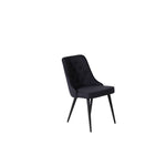 Venture Home Matstol Velvet Lyx 2-pack Svart SKU VEN-19935-808 EAN 7350107088931