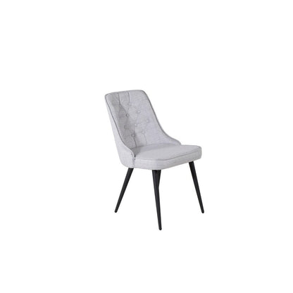 Venture Home Matstol Velvet Lyx 2-pack Svart/Ljusgrå SKU VEN-19935-855 EAN 7350107088955