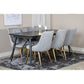 Venture Home Matstol Velvet Lyx Mässing 2-pack SKU EAN
