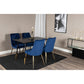 Venture Home Matstol Velvet Lyx Mässing 2-pack SKU EAN