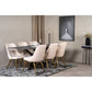 Venture Home Matstol Velvet Lyx Mässing 2-pack SKU EAN