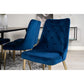 Venture Home Matstol Velvet Lyx Mässing 2-pack SKU EAN