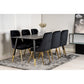 Venture Home Matstol Velvet Lyx Mässing 2-pack SKU EAN