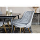Venture Home Matstol Velvet Lyx Mässing 2-pack SKU EAN
