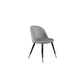 Venture Home Matstol Velvet Mässing 2-pack Ljusgrå SKU VEN-19925-885 EAN 7350107086111