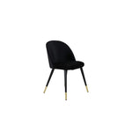 Venture Home Matstol Velvet Mässing 2-pack Svart SKU VEN-19925-888 EAN 7350107086067