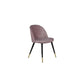 Venture Home Matstol Velvet Mässing 2-pack Rosa SKU VEN-19925-889 EAN 7350107086074