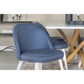 Venture Home Matstol Velvet White 2-pack SKU VEN-19924-077 EAN 7350107089457
