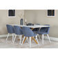 Venture Home Matstol Velvet White 2-pack SKU VEN-19924-077 EAN 7350107089457