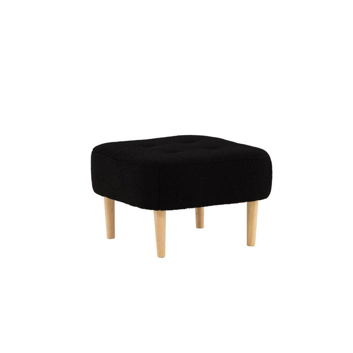 Venture Home Salina Fleece sittpuff svart, artikel 15110-031