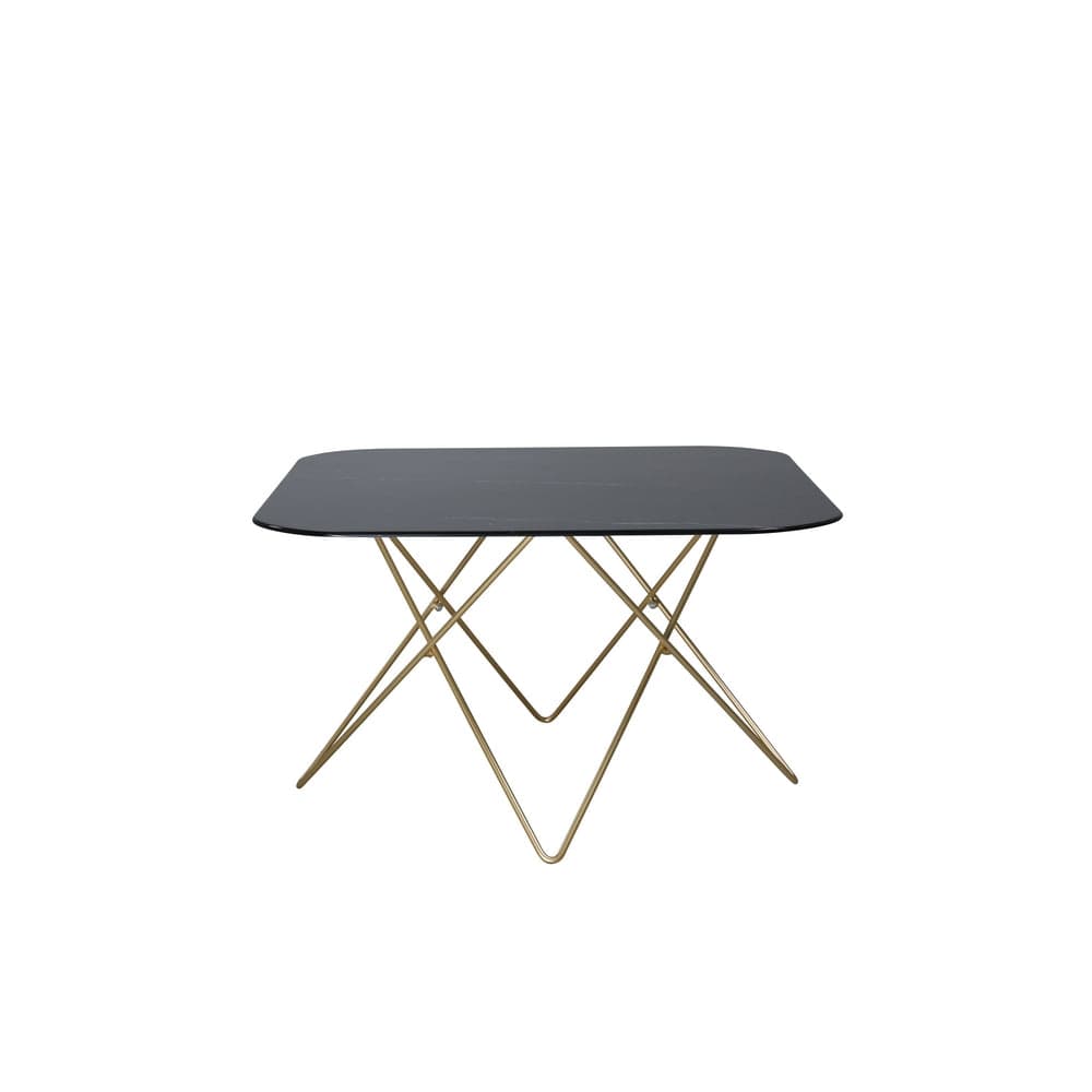 Venture Home Tristar soffbord med svart marmorglasskiva