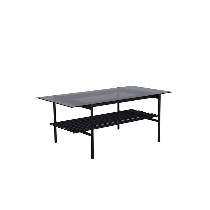 Venture Home Von Staf soffbord i svart glas och metall